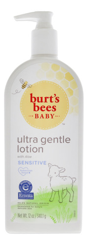 Loción Burts Bees Baby Ultra Suave Aloe De 355 Ml Para Niños