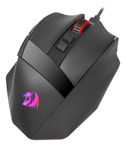 Mouse Gamer Redragon Rind M813 Pro Rgb 26000 Dpi Sem Fio Cor Preto