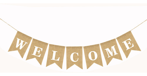 Banderines Con Letras Welcome Baby, Decoración En Forma De C