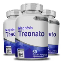 Comprar 3x Magnésio Treonato 500mg Matéria Prima Imp. 100% Puro 