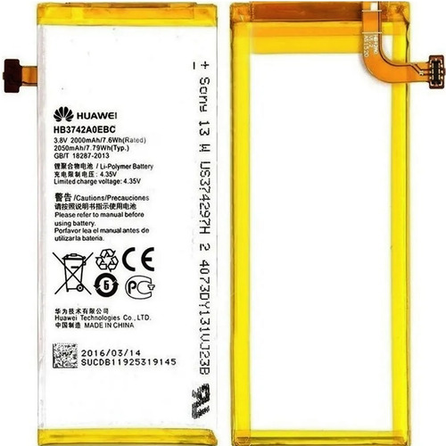 Bateria Pila Huawei P7 Mini G6 G620 G621 G30 Hb3742a0ebc