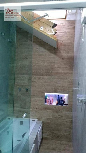Imagem 19 de 30 de Magnífico Sobrado Alto Padrão 4 Dorms, 200 M² Por R$ 875.000 - Vila Alzira - Santo André/sp - So0606