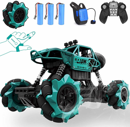 Monster Truck Todo Terreno Juguete Control Remoto 1:14 Verde