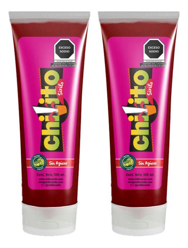 2 Pack Chilito Sirilo Monk Fruit 300ml