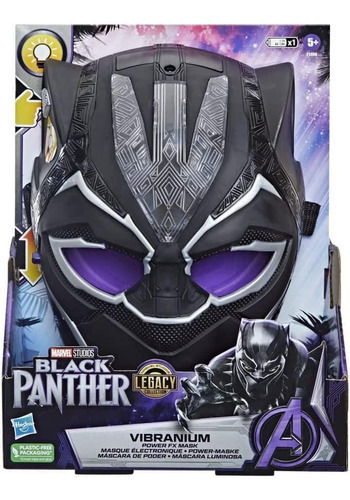Máscara Electrónica Avengers Black Panther - Hasbro Con  Luz