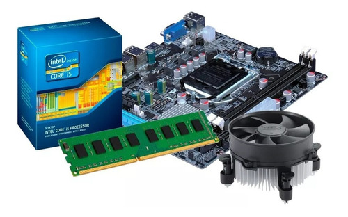 Kit Intel Processador I3 + Placa H55 + 4 Gb Ddr3  + Cooler