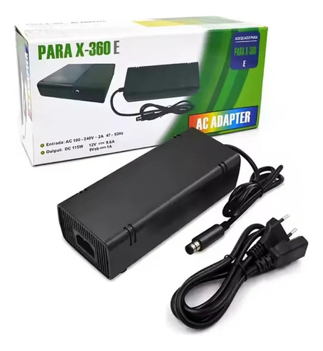 Transformador Fuente Poder Para Consola Xbox 360 E