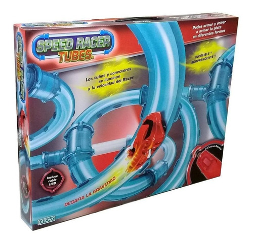 Pista Speed Racers Tubes Luminosa Original Ditoys