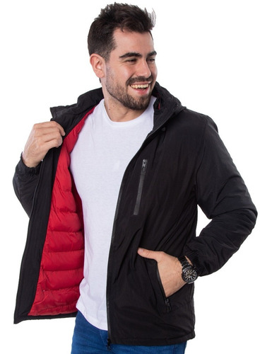 Imagen 4 de 7 de Campera Parka Hombre Impermeable Importada Capucha Premium