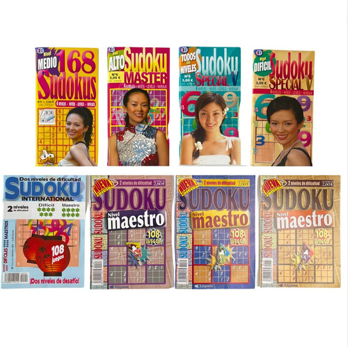 Sudoku Edigrama Nivel Medio Y Difícil Paquete 8 Revistas
