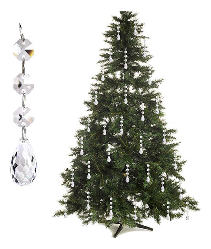 Adornos De Navidad Para Arboles, Bolas De Cristal Acrilico, 