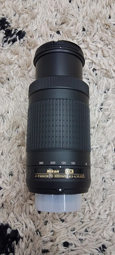 Nikon Dx 70-300mm Af-p F/4.5-5.6g Ed Nikon F Preto (Usado)