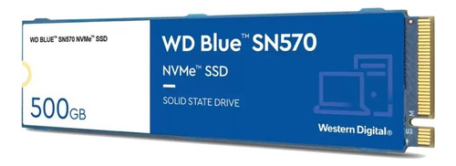 Ssd Interno Western Digital Blue Sn570 500gb M.2 Nvme 