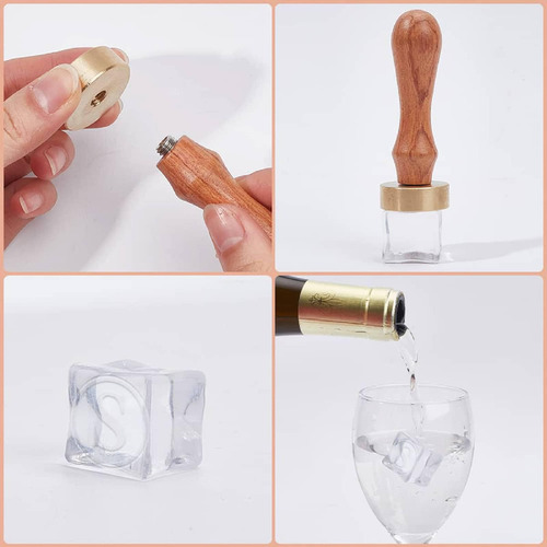 Sello De Hielo Craspire Letra T Vinatge Ice Cube Branding S