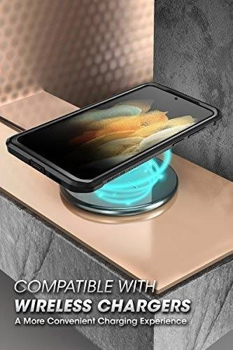 Imagen 5 de 6 de Funda Supcase Unicorn Beetle Galaxy S21 Ultra/negro