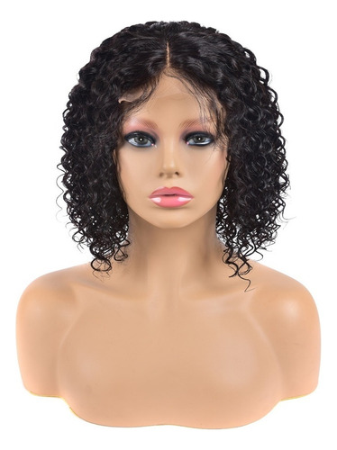 Peruca Cabelo Humano Ondulado 25cm