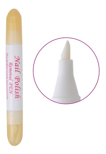 Imagen 1 de 1 de Lapiz Corrector De Esmaltes 4 Puntas Manicura Profesional