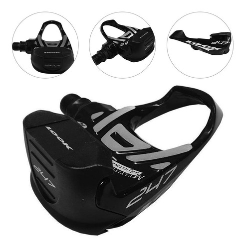 Pedal Clip Speed Look Pp 247 Preto Padrao Delta Bike