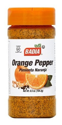 Orange Pepper Badia Pimienta Naranja Especias 184.3grs.
