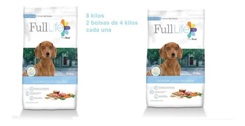 Imagen 1 de 2 de Alimento Perro Full Life Cachorro Razas Pequeñas 8 Kg