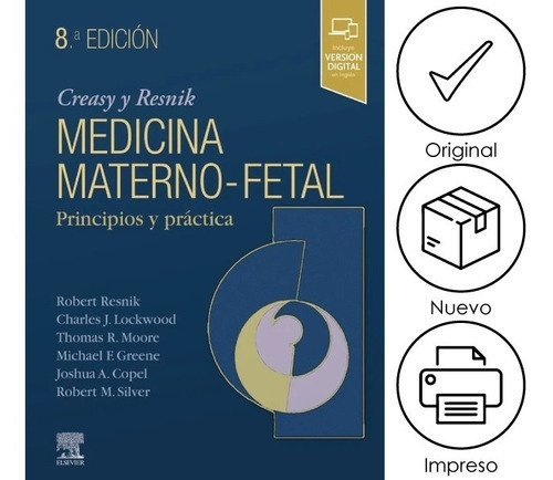 Creasy & Resnik. Medicina Maternofetal, De Resnik. Editorial Elsevier, Tapa Dura, Edición 8 En Español, 2020
