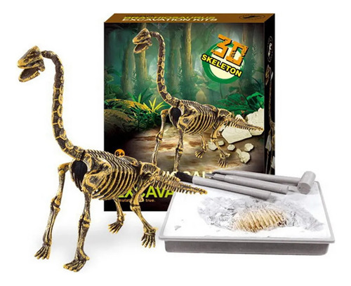 Juguete De Dinosaurio Fósil Para Excavación Geológica -