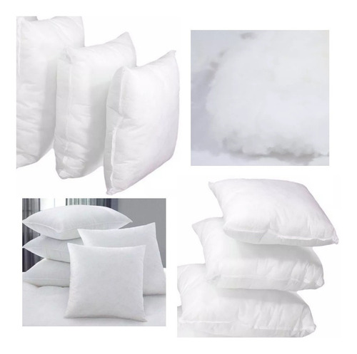 Imagen 2 de 2 de Rellenos De Almohadones 40x40 Cm. Vellón Siliconado