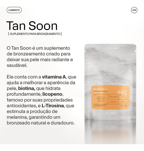 Kit Relax Soon + Tan Soon Suplemento Alimentar Malu Borges