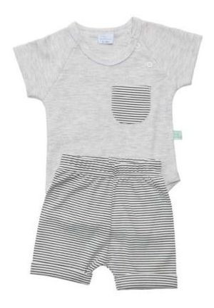 Conjunto Bambino Poket Stripes Para Bebes