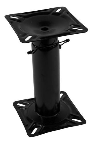 Pedestal Ajustable Para Asiento Barco Color Negro