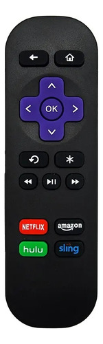 Control Remoto Generico Apto Para Roku 1 2 3 4 Express Premi