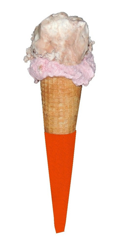 Conos De Papel Porta Barquilla Para Galletas Maxi. Helados