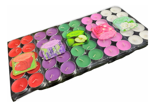 Imagem 4 de 4 de Kit 50 Mini Velas Parafina Aromatizada Decoração Ambientes