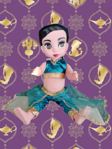 Princesa Jasmine De Aladdín Muñeca Coleccionable De 35 Cm