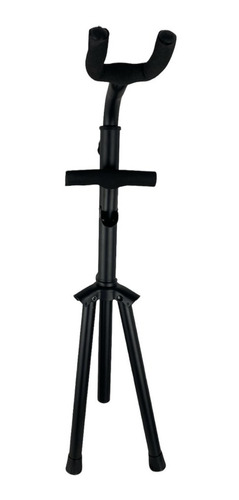 Soporte Para Saxofon Con Tripie Y Gancho Negro De 38cm