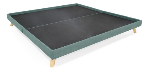 Base Cama Verona King Color Petróleo