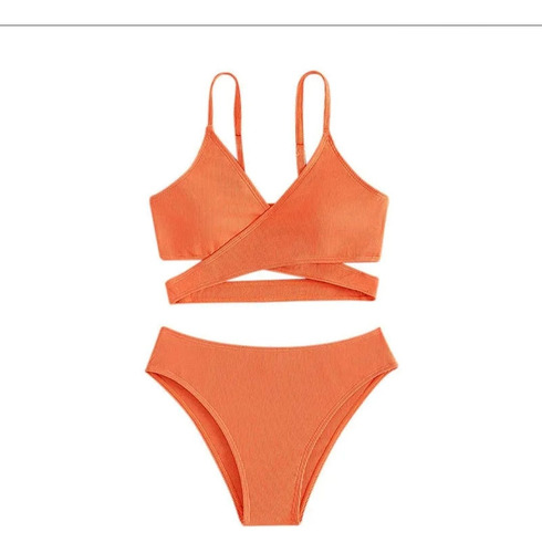 Bikinipara Niña Orange