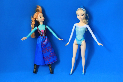 Anna & Elsa Sin Falda Frozen Disney Store Mattel