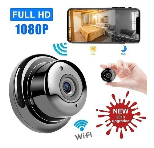 Mini Sem Fio Wifi Hd 1080 P Câmera Ip Visão Noturna Para Seg