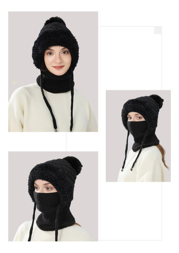 Gorro Con Capucha Y Bufanda Sombrero Con Capucha Y Bufanda C