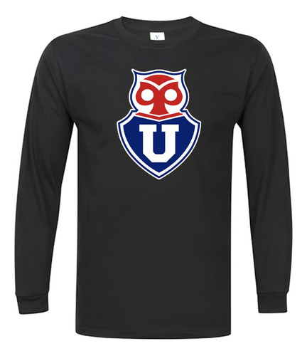 Polera Manga Larga Universidad De Chile Algodón