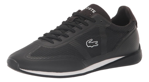 Tenis Lacoste Original Low Pro Tech Negro Hombre Deportivo