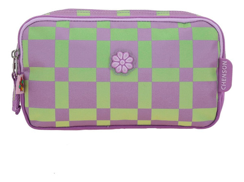 Kit 2pzs Mochila Lapicera Lila Chenson Original