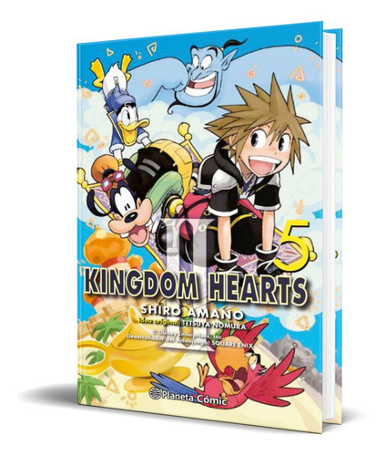 Kingdom Hearts 2 Vol. 5, De Shiro Amano. Editorial Planeta Deagostini, Tapa Dura En Español, 2015