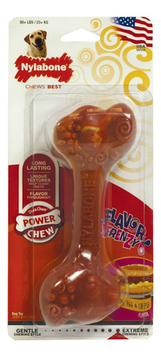 Nylabone Flavor Frenzy Power Chew Dog Toy Bacon, Huevo Y Que