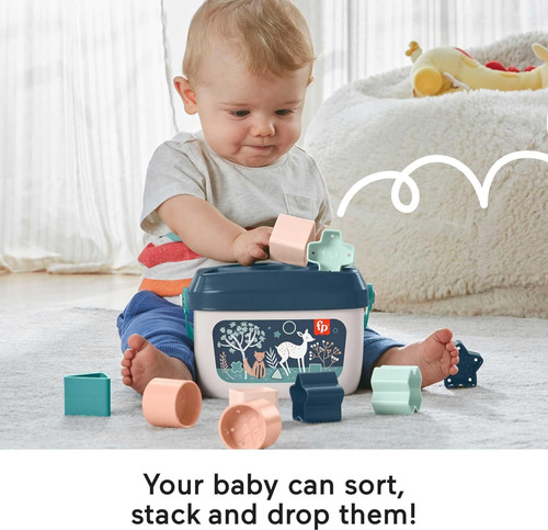 Juguete Apilable Fisher-price Babys First Blocks, Juego De 1