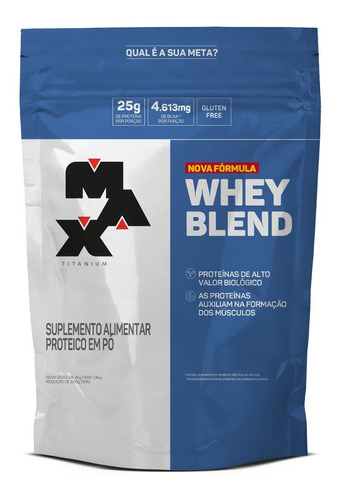 Whey Protein Blend Refil 900g - Max Titanium