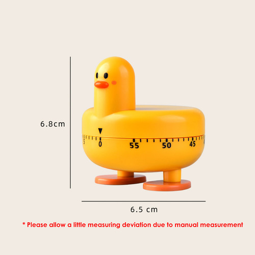 Cute Duck Kitchen Timer, Giratorio Y Fácil Para Los Estudian