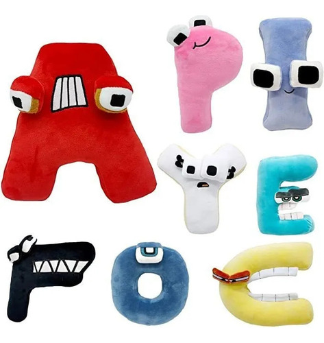 Muñeca De Peluche B Alphabet Lore, 8 Piezas, Juguete