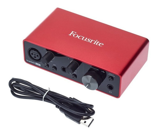 Interfaz De Audio Focusrite Solo 3era Gen Usb + Plugins